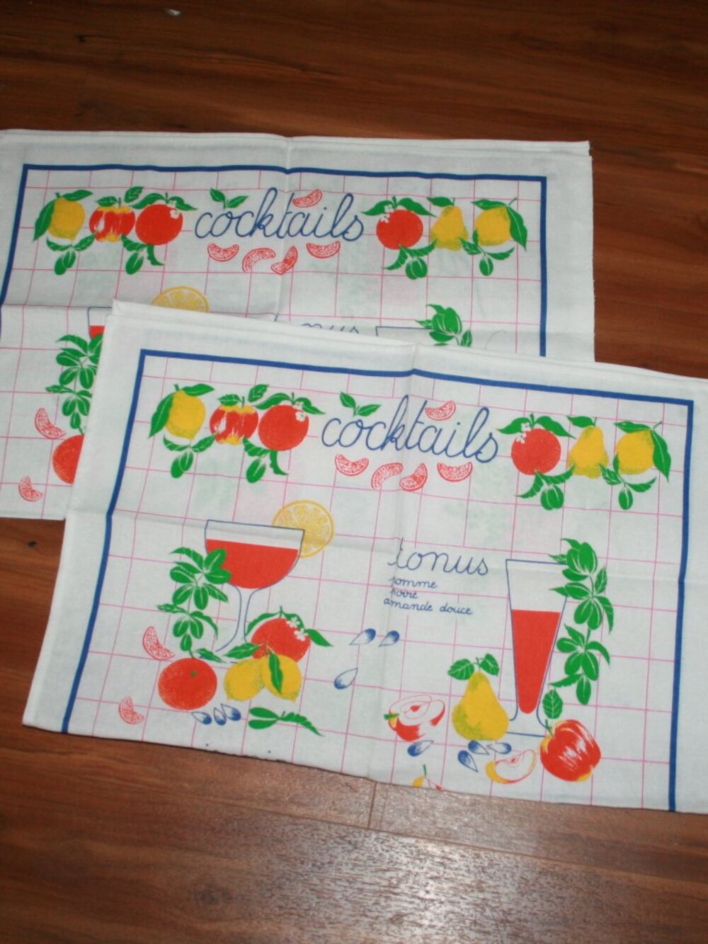 Vintage Cotton Kitchen Towels - Set of 2